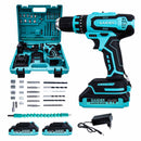 Parafusadeira Furadeira de Impacto 10mm s/ Fio 21V 35NM + 2 Baterias Saider SA0002-Saider-Starlumen