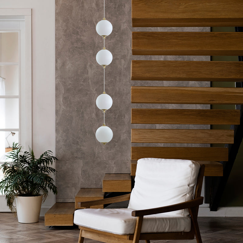 Pendente Bijou Preto E Dourado LED 18W Branco Quente Bella BIJ1PD01PT310 ST2849-Bella Iluminação-Starlumen