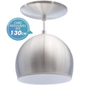 Pendente Bola Alumínio 1xG9 ST3028 - Escovado com interior Branco-Starlumen-