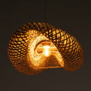 Pendente Borneu 60x26cm de Fibra de Bambu p/ 1XE27 P-BORNEU-60 GMH ST3161-GMH TRADE-Starlumen