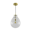 Pendente Caju Cúpula Vidro 54x40cm1xE27 Bella Iluminação CAJ1PD01TR054 St1882-Bella Iluminação-Starlumen