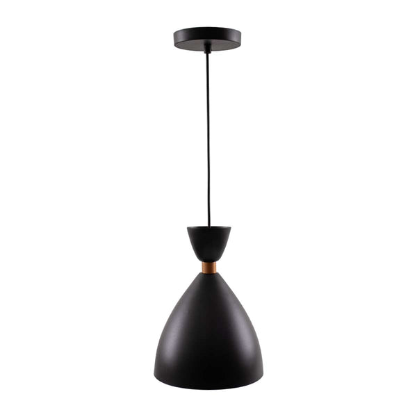 Pendente California Preto e Cobre p/ 1xE27 Fio de 1M 6517 Enerlux ST3141-Enerlux-Starlumen