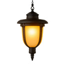 Pendente Colonial Toulouse Class Preto C/ Vidro Tipo Murano AC210T ST3002-Biancoluce-Starlumen