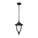 Pendente Colonial Toulouse Class Preto C/ Vidro Tipo Murano AC210T ST3002-Biancoluce-Starlumen