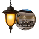 Pendente Colonial Toulouse Class Preto C/ Vidro Tipo Murano AC210T ST3002-Biancoluce-Starlumen