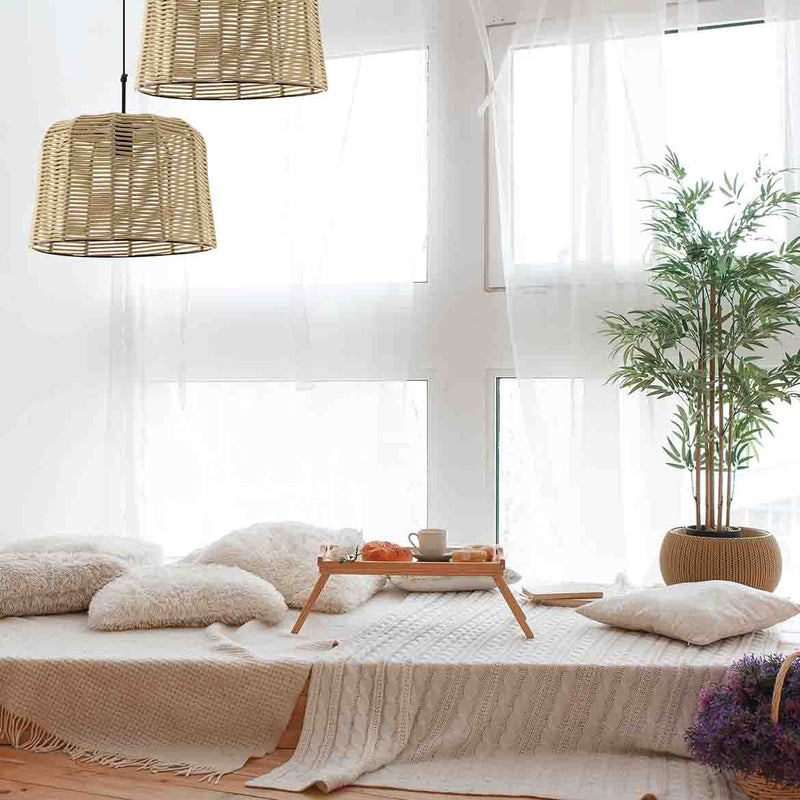 Pendente Corda Nautica 06 Areia Para E27 St2974-Starlumen-