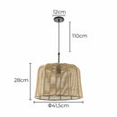 Pendente Corda Nautica 06 Areia Para E27 St2974-Starlumen-