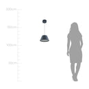 Pendente Cúpula LED 9W Branco Quente Cinza DCD01829D Sindora ST2910-Sindora-Starlumen