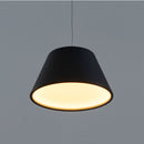 Pendente Cúpula LED 9W Branco Quente Preto DCD01827D Sindora ST2910-Sindora-Starlumen