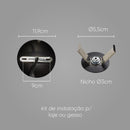 Pendente FIT15 Preto LED 13W 3000k PD15031LED1X-PT Newline ST2660-Studioluce-Starlumen