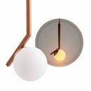 Pendente Jabuticaba Angular Globo Vidro P/ E27 Corpo Quadrado Cobre ST1592-Usina iluminação-Starlumen
