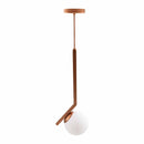 Pendente Jabuticaba Angular Globo Vidro P/ E27 Corpo Quadrado Cobre ST1592-Usina iluminação-Starlumen