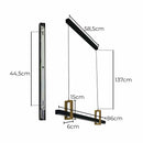 Pendente LED Olympic Preto e Dourado 25,5W Luz Quente 15019PRDR3K Enerlux ST3098-Enerlux-Starlumen