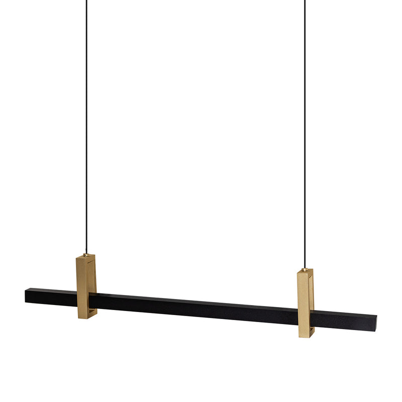 Pendente LED Olympic Preto e Dourado 25,5W Luz Quente 15019PRDR3K Enerlux ST3098-Enerlux-Starlumen