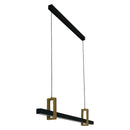 Pendente LED Olympic Preto e Dourado 25,5W Luz Quente 15019PRDR3K Enerlux ST3098-Enerlux-Starlumen