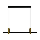 Pendente LED Olympic Preto e Dourado 25,5W Luz Quente 15019PRDR3K Enerlux ST3098-Enerlux-Starlumen