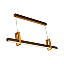 Pendente LED Olympic Preto e Dourado 25,5W Luz Quente 15019PRDR3K Enerlux ST3098-Enerlux-Starlumen