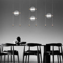 Pendente Lune LED 40W 2400lm 3000K Dourado e Transparente PD1520 Studioluce ST3125-Studioluce-Starlumen