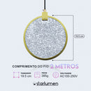 Pendente Lustre Disco Glowing Circle LED Integrado Multicor LUS-27 ST3136-Starlumen-
