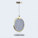 Pendente Lustre Disco Glowing Circle LED Integrado Multicor LUS-27 ST3136-Starlumen-