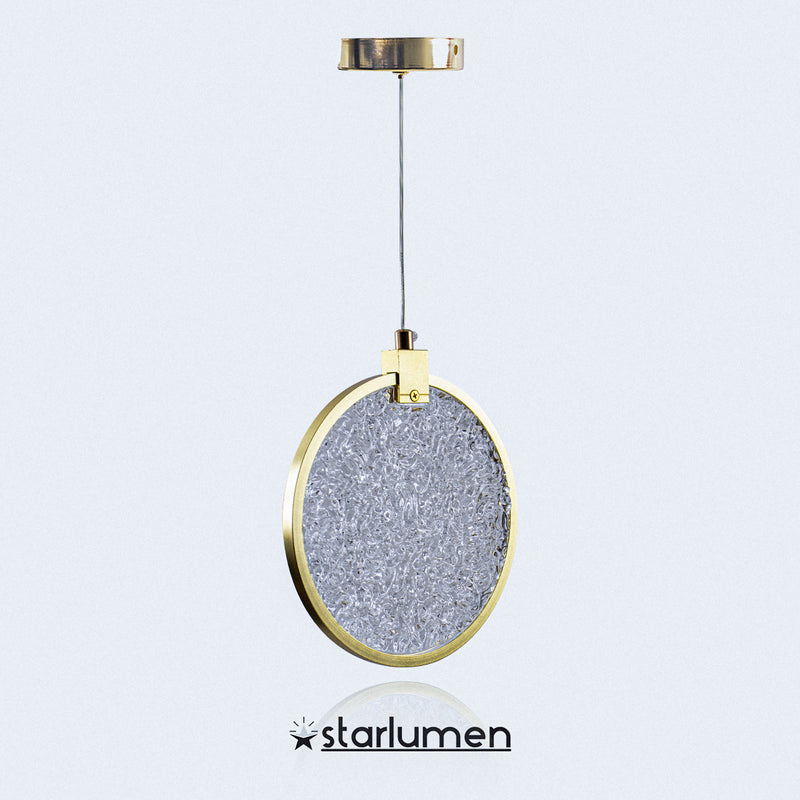 Pendente Lustre Disco Glowing Circle LED Integrado Multicor LUS-27 ST3136-Starlumen-