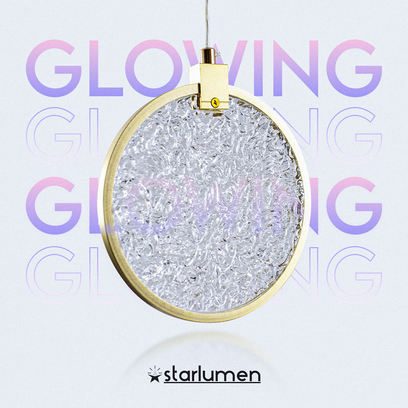 Pendente Lustre Disco Glowing Circle LED Integrado Multicor LUS-27 ST3136-Starlumen-