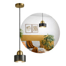 Pendente Lustre Nordic Mármore Preto e Dourado P/ 1xE27 BC007B Bella ST2997-Lustres e Pendentes-Starlumen