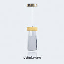 Pendente Lustre Waterfall Retangular C/ LED Integrado Multicor LUS-12 ST3136-Starlumen-