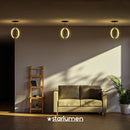 Pendente Lustre Zero Oval c/ LED Integrado Multicor LUS-26 ST3136-Starlumen-