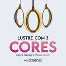 Pendente Lustre Zero Oval c/ LED Integrado Multicor LUS-26 ST3136-Starlumen-