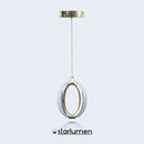 Pendente Lustre Zero Oval c/ LED Integrado Multicor LUS-26 ST3136-Starlumen-