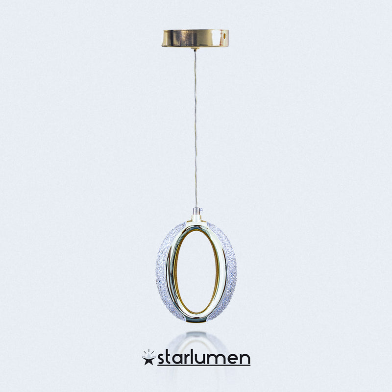 Pendente Lustre Zero Oval c/ LED Integrado Multicor LUS-26 ST3136-Starlumen-