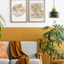 Pendente Nordic Mármore Verde e Dourado P/ 1xE27 BC007GR Bella Iluminação ST2997-Bella Iluminação-Starlumen