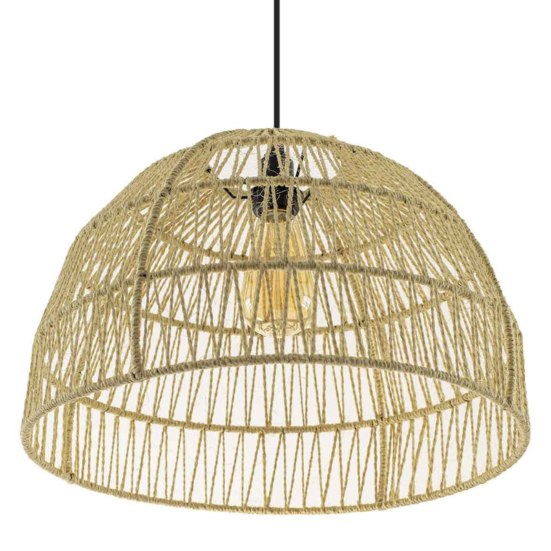 Pendente Sisal 03 Meia Lua 26,5 cm p/ E27 ST2987-Starlumen-Starlumen