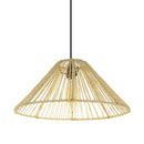 Pendente Sisal 05 Cone 19 cm p/ E27 ST2987-Starlumen-Starlumen