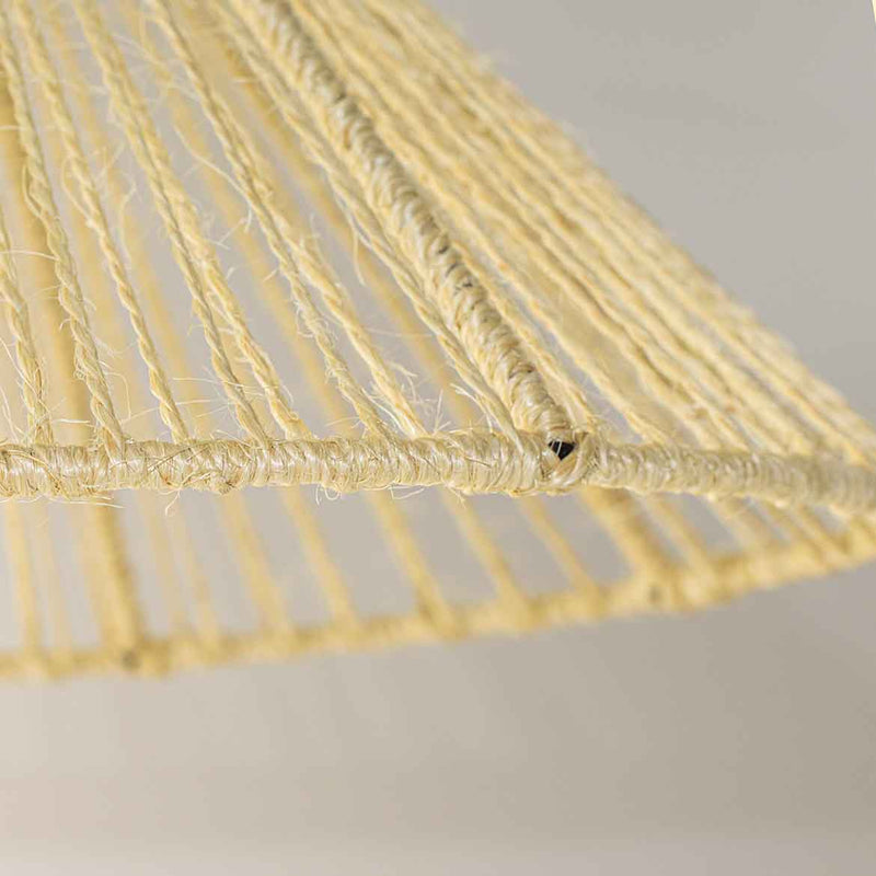 Pendente Sisal 05 Cone 19 cm p/ E27 ST2987-Starlumen-Starlumen