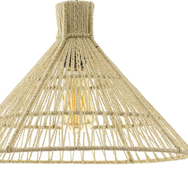 Pendente Sisal 09 Chapéu 27 cm p/ E27 ST2987-Starlumen-Starlumen