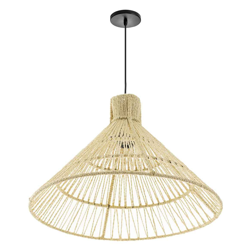 Pendente Sisal 09 Chapéu 27 cm p/ E27 ST2987-Starlumen-Starlumen