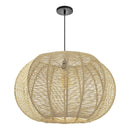 Pendente Sisal 18 Redondo 36,5 cm p/ E27 ST2987-Starlumen-Starlumen