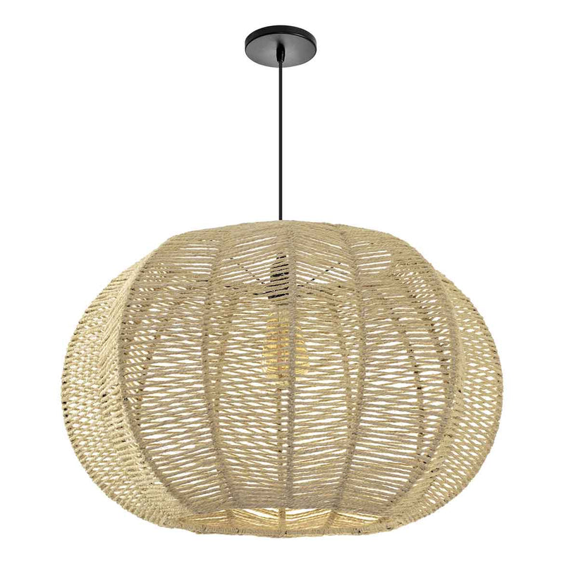 Pendente Sisal 18 Redondo 36,5 cm p/ E27 ST2987-Starlumen-Starlumen