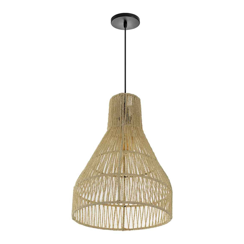 Pendente Sisal 20 Funil 30,5 cm p/ E27 ST2987-Starlumen-Starlumen