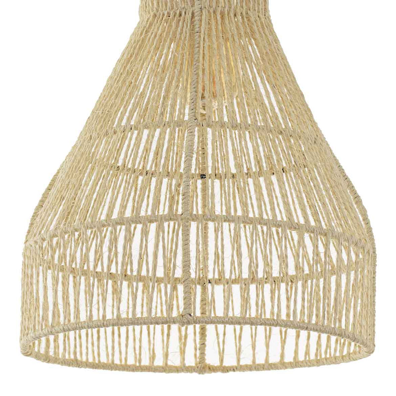 Pendente Sisal 20 Funil 30,5 cm p/ E27 ST2987-Starlumen-Starlumen