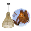 Pendente Sisal 20 Funil 30,5 cm p/ E27 ST2987-Starlumen-Starlumen