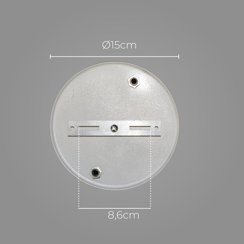 Pendente Soquete Duplo Alumínio Cobre P/ 2 Lâmpadas E27 ST1696-Starlumen-