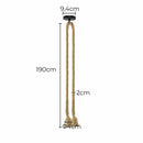 Pendente Soquete Duplo Rustico de Corda 2xE27 LPCR22 ST2972-Starlumen-