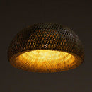 Pendente Sumatra Meia Lua 55CM em Fibra de Bambu P-SUMATRA-55 GMH ST3161-GMH TRADE-Starlumen