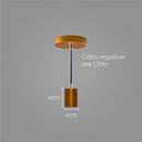 Pendente Tubo Cilindro Alumínio Cobre 4x6cm para lâmpada E27 4025 St458-Starlumen-
