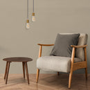 Pendente Tubo Cilindro Alumínio Dourado 4x6cm P/ Lâmpada E27 St458-Starlumen-