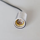 Pendente Tubo Cilindro Alumínio Escovado 4x6cm P/ Lâmpada E27 St458-Starlumen-