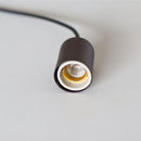 Pendente Tubo Cilindro Alumínio Marrom 4x6cm P/ Lâmpada E27 St458-Starlumen-